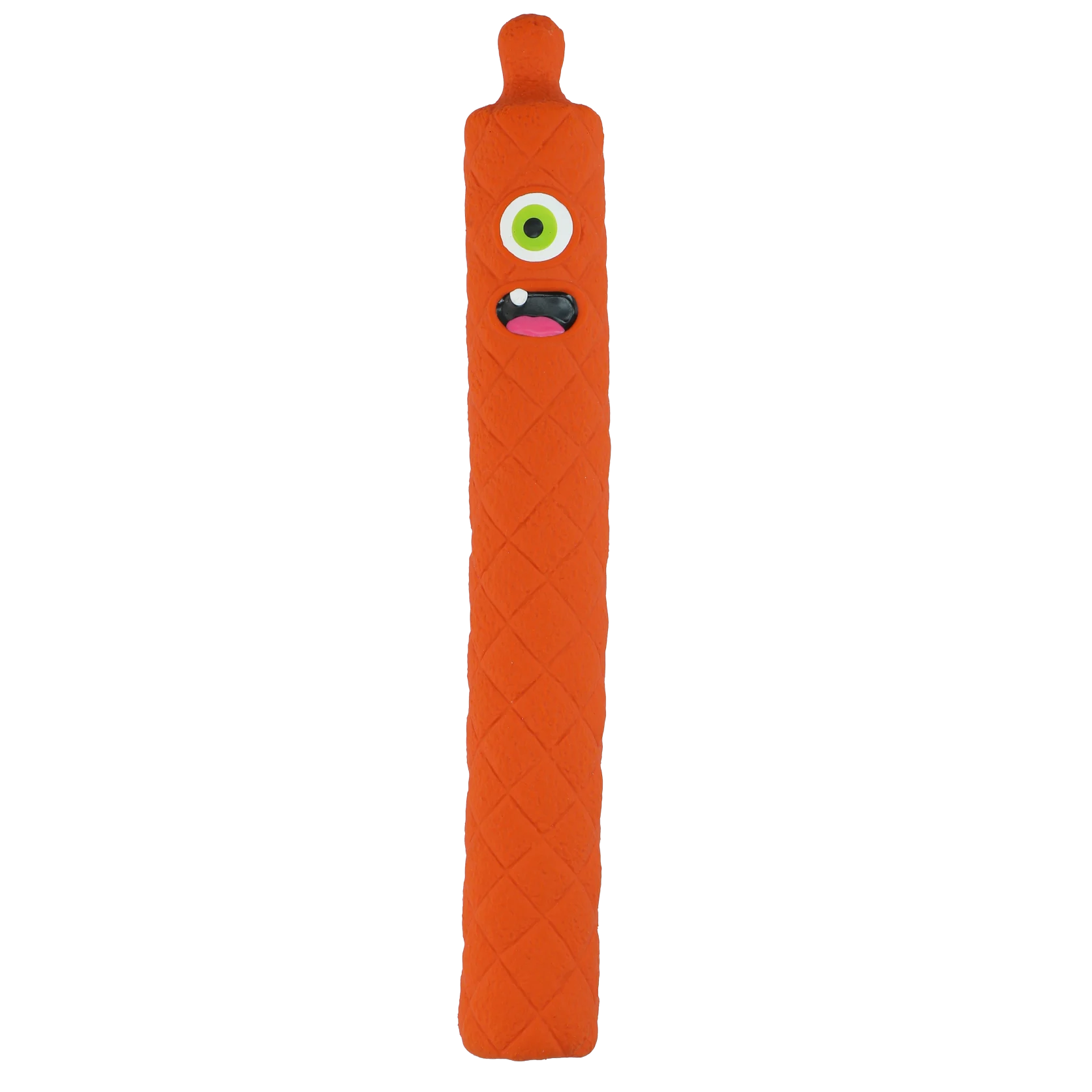 Jouet pour chien en latex avec pouic, orange L – Dog Comets Latex Invaders – Image 2