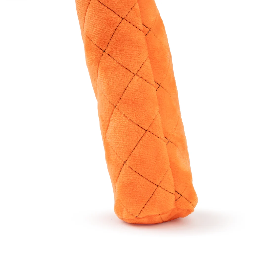 Grande peluche pour chien avec 3 couineurs, orange, 150 cm – Dog Comets Invaders XXL – Image 5