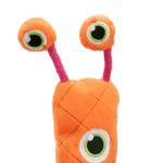 Grande peluche pour chien avec 3 couineurs, orange, 150 cm – Dog Comets Invaders XXL – Image 6