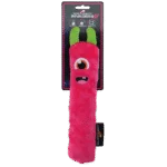 Bâton à rapporter pour chien en peluche avec couineur, rose M, 22,5 cm – Dog Comets Invaders