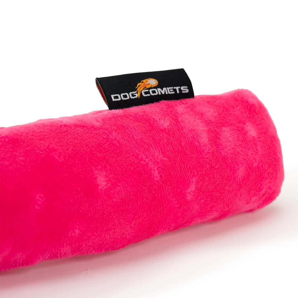 Grande peluche pour chien avec 3 couineurs, rose, 150 cm – Dog Comets Invaders XXL – Image 6