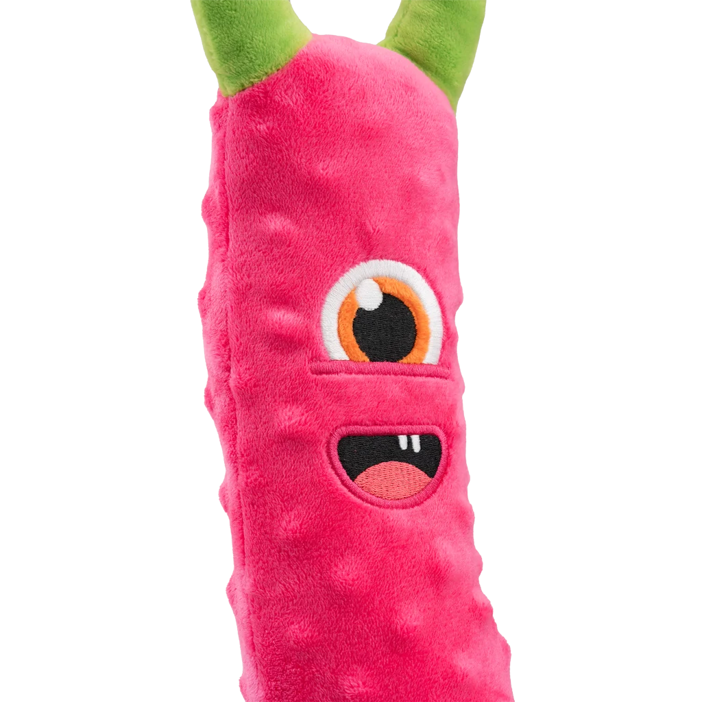 Grande peluche pour chien avec 3 couineurs, rose, 150 cm – Dog Comets Invaders XXL – Image 5