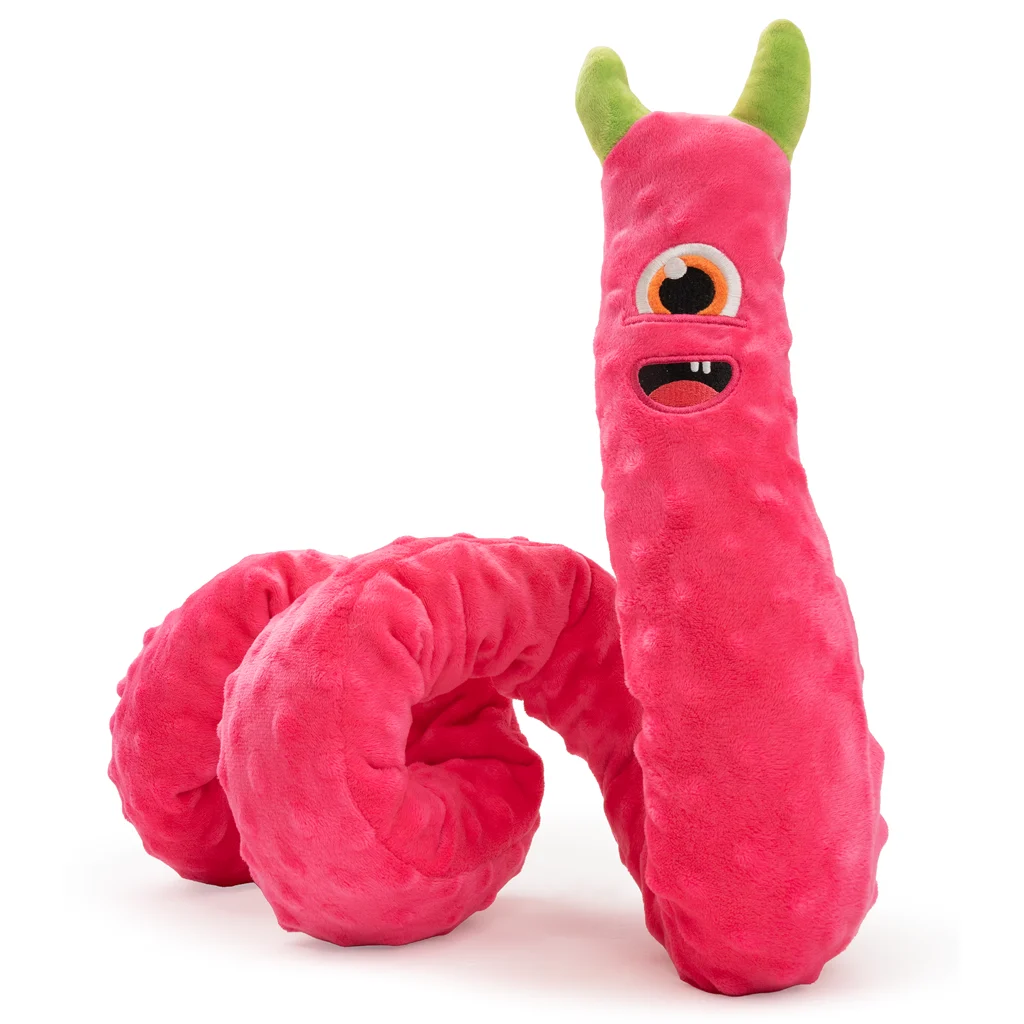 Grande peluche pour chien avec 3 couineurs, rose, 150 cm – Dog Comets Invaders XXL – Image 2
