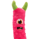 Grande peluche pour chien avec 3 couineurs, rose, 150 cm – Dog Comets Invaders XXL – Image 3