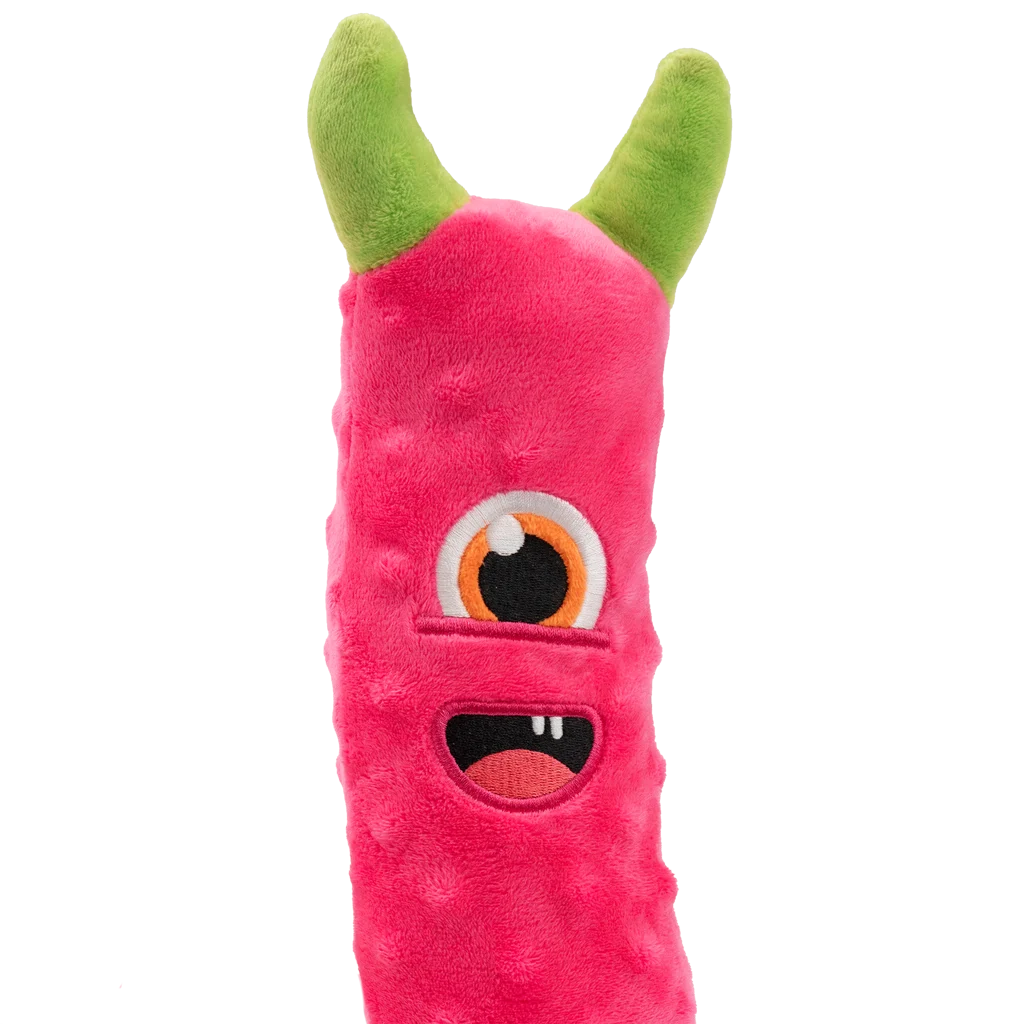 Grande peluche pour chien avec 3 couineurs, rose, 150 cm – Dog Comets Invaders XXL – Image 3