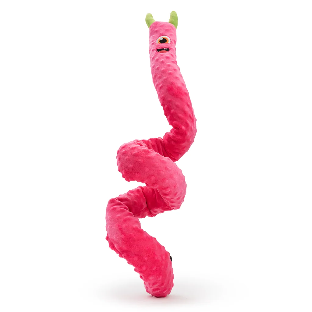 Grande peluche pour chien avec 3 couineurs, rose, 150 cm – Dog Comets Invaders XXL – Image 4