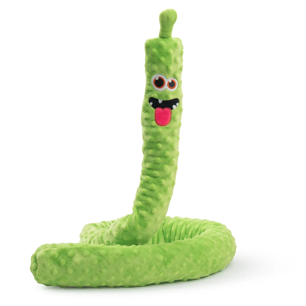 Peluche géante pour chien avec 3 pouets, verte, 150 cm – Dog Comets Invaders XXL – Image 2