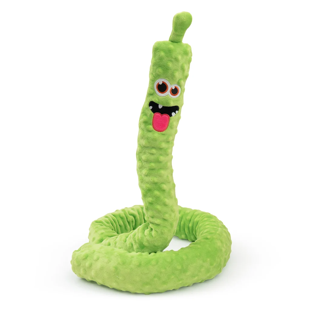 Peluche géante pour chien avec 3 pouets, verte, 150 cm – Dog Comets Invaders XXL – Image 4