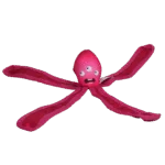 Jouet pour chien avec pouic et tentacules bruissants, 28 cm, rose – Dog Comets Alien Octo – Image 2