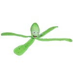 Jouet pour chien avec couineur et tentacules bruissantes, M 28 cm, vert – Dog Comets Alien Octo – Image 2