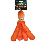 Jouet pour chien avec couineur et tentacules froissantes, L 37 cm, orange – Dog Comets Alien Octo