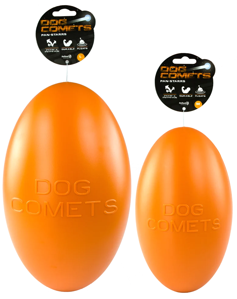 Jouet à rapporter pour chien, flottant, 20 cm, orange – Dog Comets Pan-Stars – Image 2