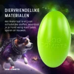 Jouet à rapporter pour chien, flottant, 20 cm, vert – Dog Comets Pan-Stars – Image 4
