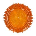 Jouet à friandises en caoutchouc TPR, orange, ø 7 cm – Dog Comets Ceres - Treat Locker – Image 2