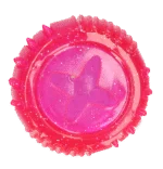 Jouet à friandises en caoutchouc TPR, rose, ø 7 cm – Dog Comets Ceres - Treat Locker – Image 3