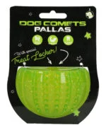 Jouet de récompense en caoutchouc TPR, vert, ø 7 cm – Dog Comets Ceres - Treat Locker