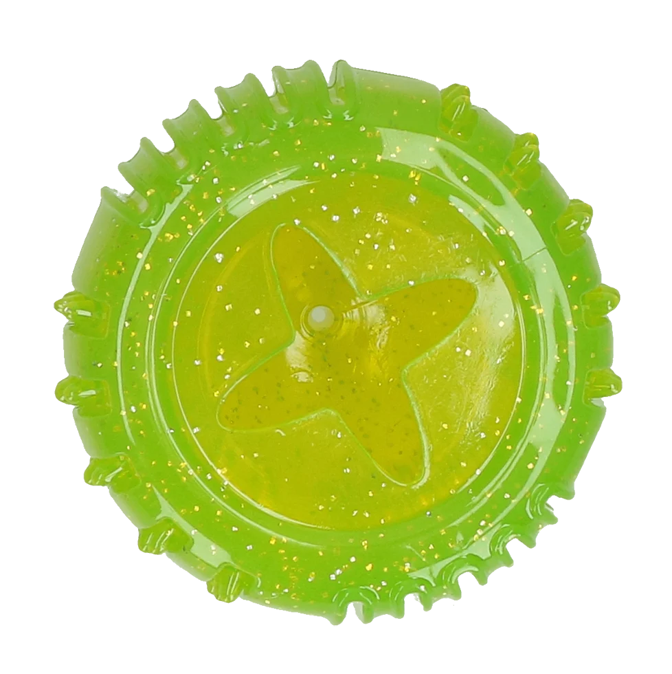 Jouet de récompense en caoutchouc TPR, vert, ø 7 cm – Dog Comets Ceres - Treat Locker – Image 3