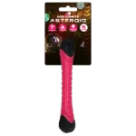 Bâton à lancer pour chiens avec couineur, 24 cm, rose – Dog Comets Asteroid