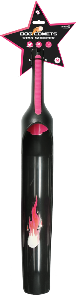 Hondenbalwerper voor Ballen tot 6 cm, Roze, 58 cm – Dog Comets Star Launcher Lanceur de balles pour chiens jusqu’à 6 cm, rose, 58 cm – Dog Comets Star Launcher