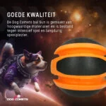 Balle rebondissante orange pour chien, 14 cm – Dog Comets Planets – Image 6