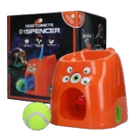 Jeu de rapport avec récompense, 1 balle de tennis incluse – Dog Comets D1spencer Fetch and Treat