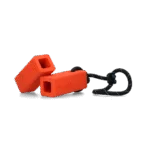 Jouet de rapport avec corde, flottant, 20 x 4 x 4 cm, orange – Dog Comets Orion – Image 2