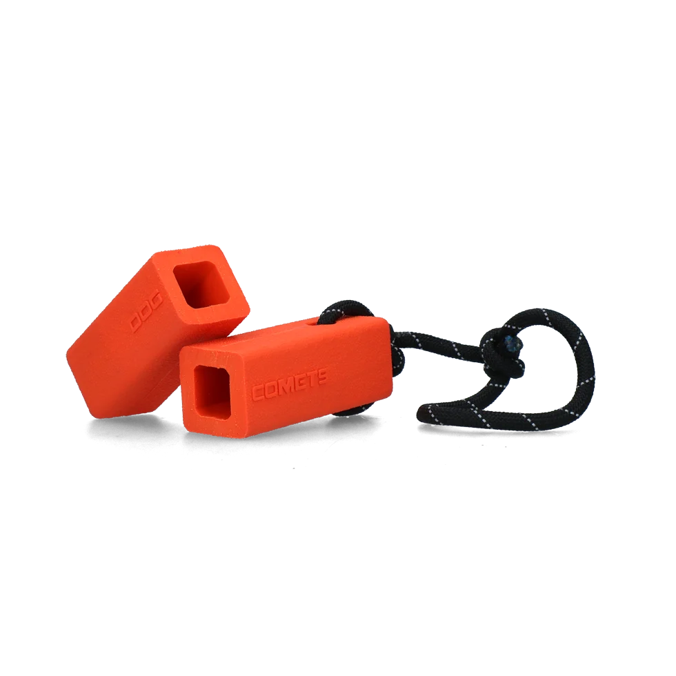 Jouet de rapport avec corde, flottant, 20 x 4 x 4 cm, orange – Dog Comets Orion – Image 2