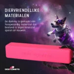 Boudin de rapport avec corde, flottant, 20 x 4 x 4 cm, rose – Dog Comets Orion – Image 5