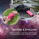 Boudin de rapport avec corde, flottant, 20 x 4 x 4 cm, rose – Dog Comets Orion – Image 6