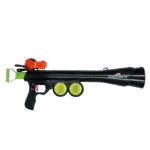 Lanceur de balles pour chien avec 2 balles de tennis, taille M, 61 × 18 cm – Dog Comets Comet Launcher