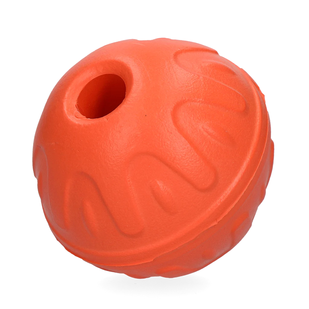 Balle pour chien à rebond imprévisible, flottante, orange – Dog Comets Vortex – Image 2