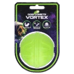 Balle pour chien à rebond imprévisible et flottante, verte – Dog Comets Vortex