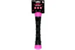 Bâton à lancer en caoutchouc avec couineur, S 23 cm, rose – Dog Comets Meteor