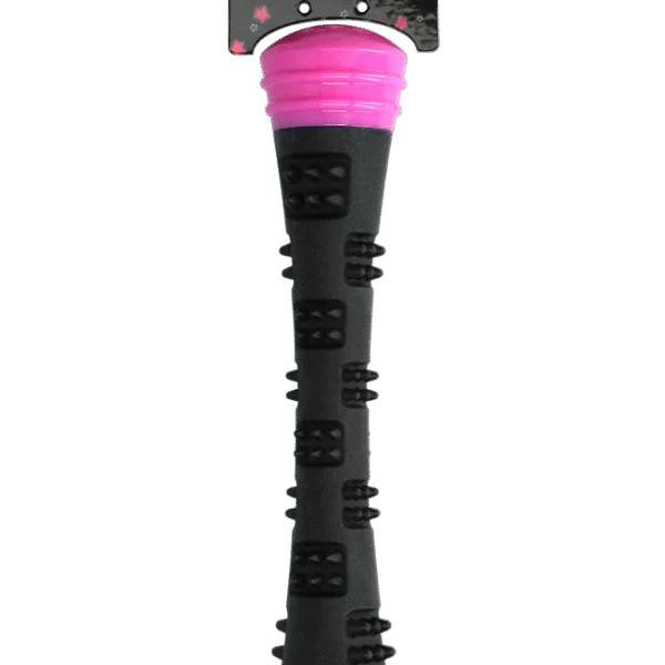Bâton à lancer en caoutchouc avec couineur, L 32 cm, rose – Dog Comets Meteor