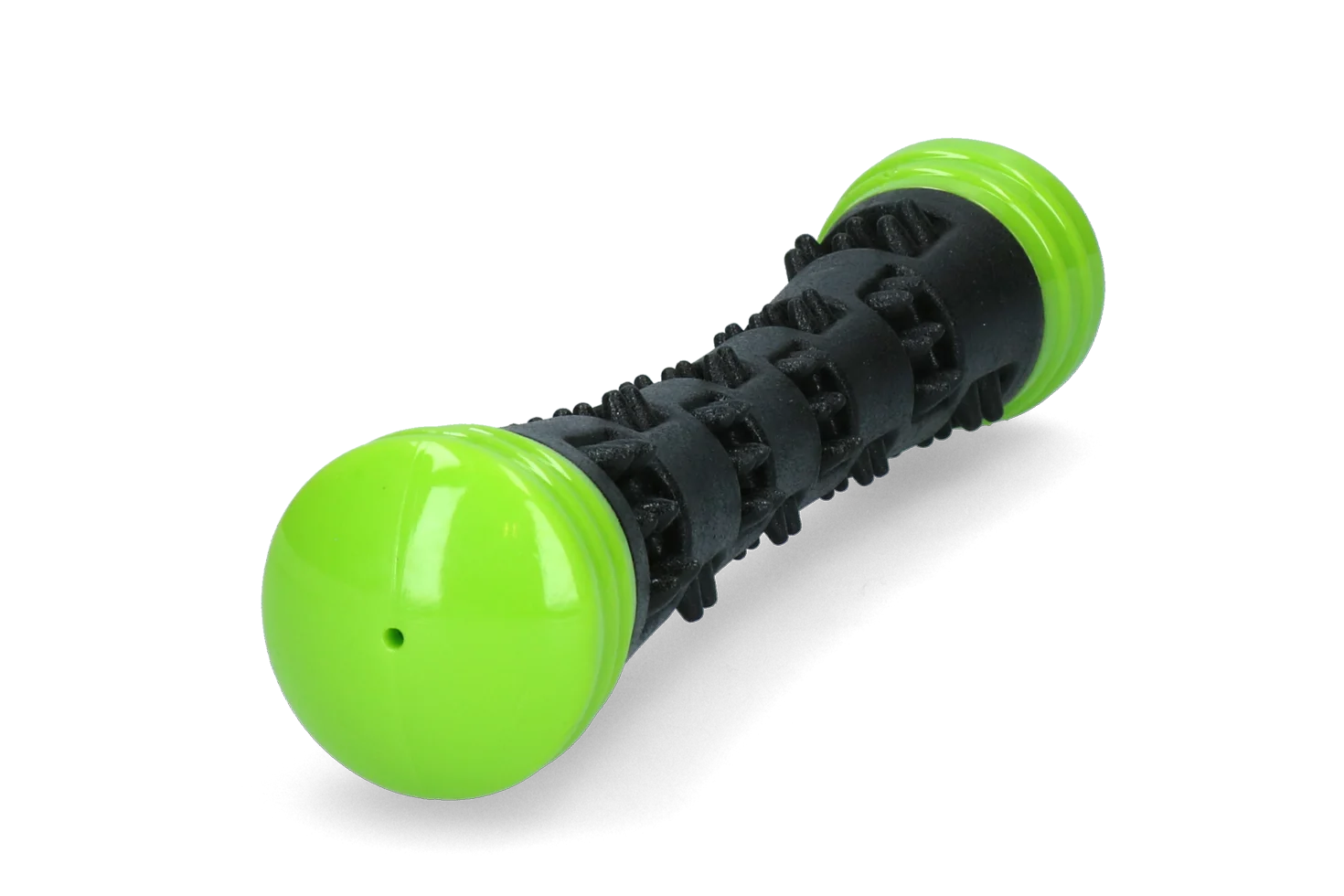 Bâton de rapport en caoutchouc avec couineur, S 23 cm, vert – Dog Comets Meteor – Image 3