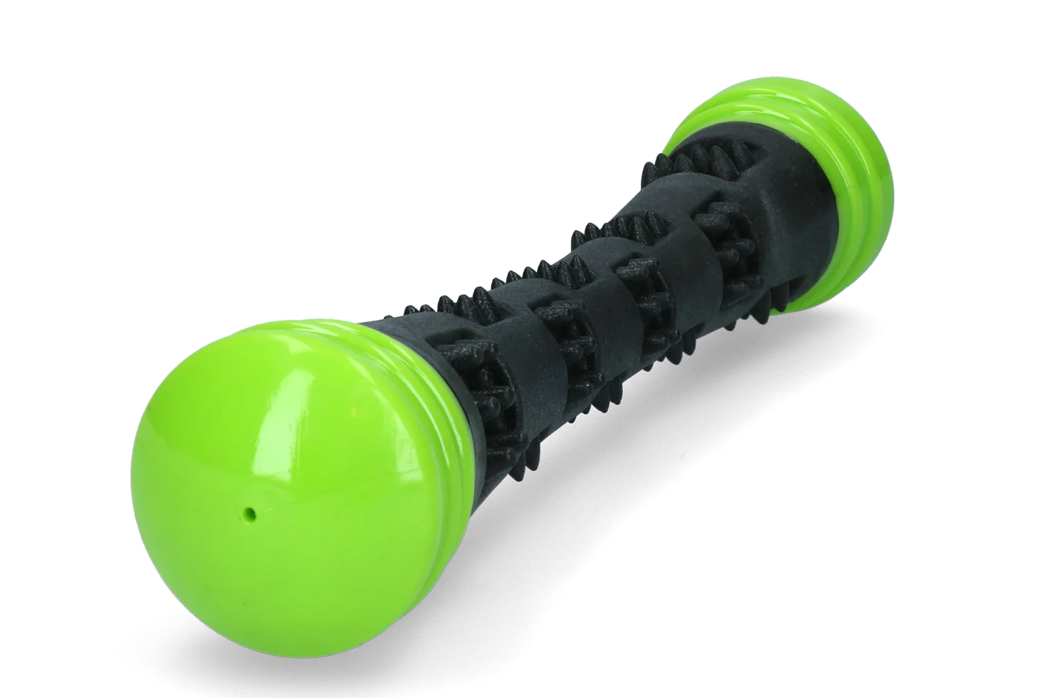 Bâton de rapport en caoutchouc avec couineur L, 32 cm, vert – Dog Comets Meteor – Image 2