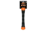 Jouet à lancer en caoutchouc avec couineur, S 23 cm, orange – Dog Comets Meteor