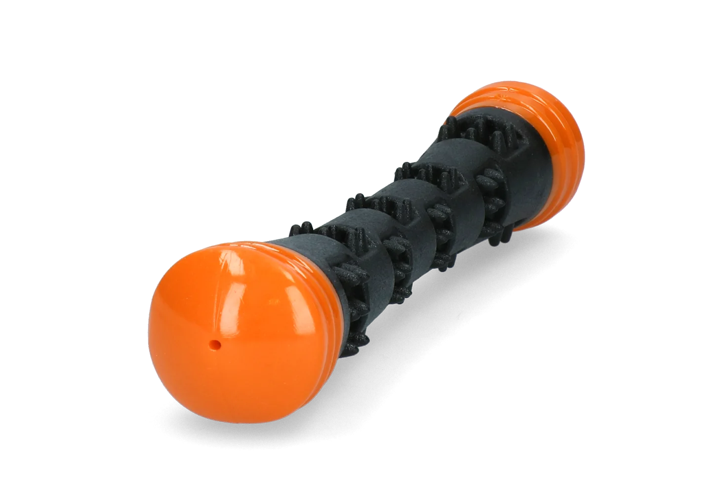Jouet à lancer en caoutchouc avec couineur, S 23 cm, orange – Dog Comets Meteor – Image 2