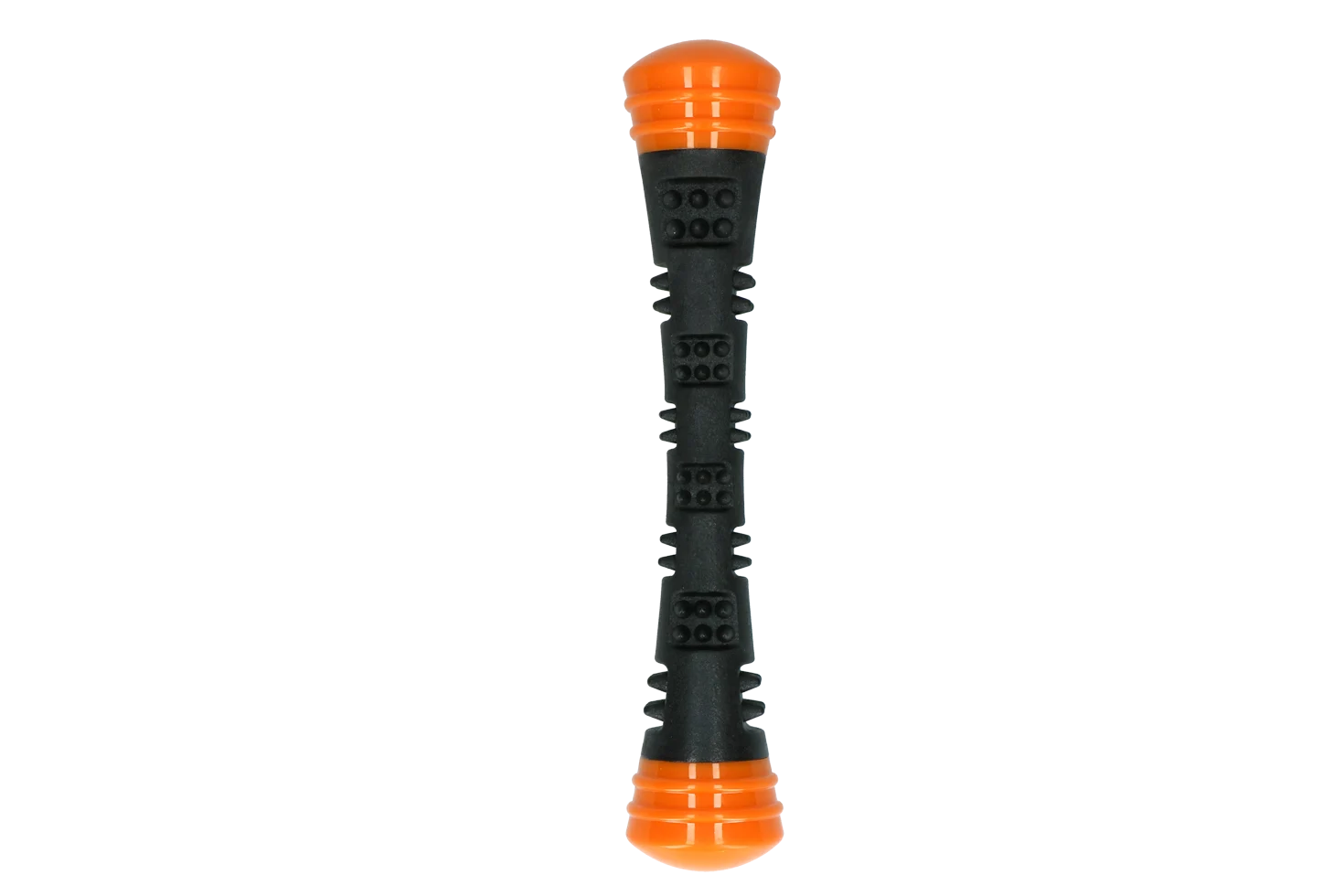 Jouet à lancer en caoutchouc avec couineur, L 32 cm, orange – Dog Comets Meteor – Image 2