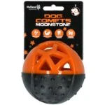 Balle à friandises en caoutchouc avec couineur, orange – Dog Comets Moonstone