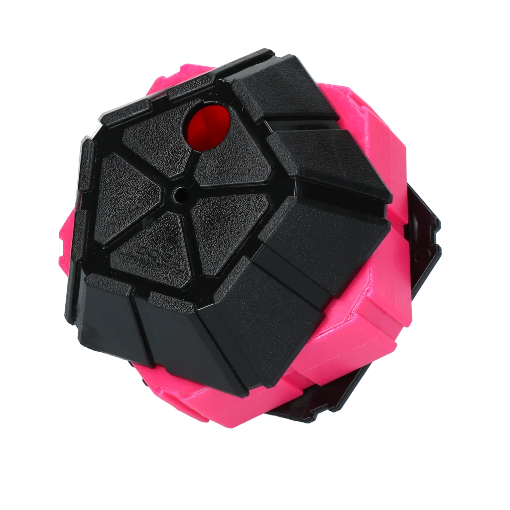 Balle puzzle pour chien avec éléments rotatifs – Dog Comets Treat Puzzle – Image 4