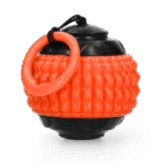 Balle pour chien avec cordon rétractable orange – Dog Comets Blazar Jet – Image 3