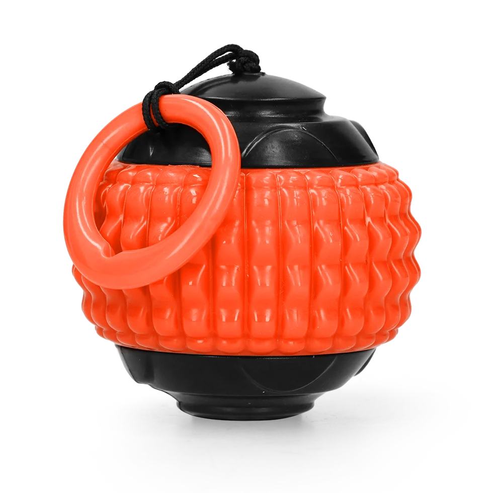 Balle pour chien avec cordon rétractable orange – Dog Comets Blazar Jet – Image 3