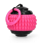 Balle pour chien avec cordelette rétractable rose – Dog Comets Blazar Jet – Image 2