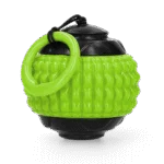Balle pour chien avec petite corde rétractable verte – Dog Comets Blazar Jet – Image 3