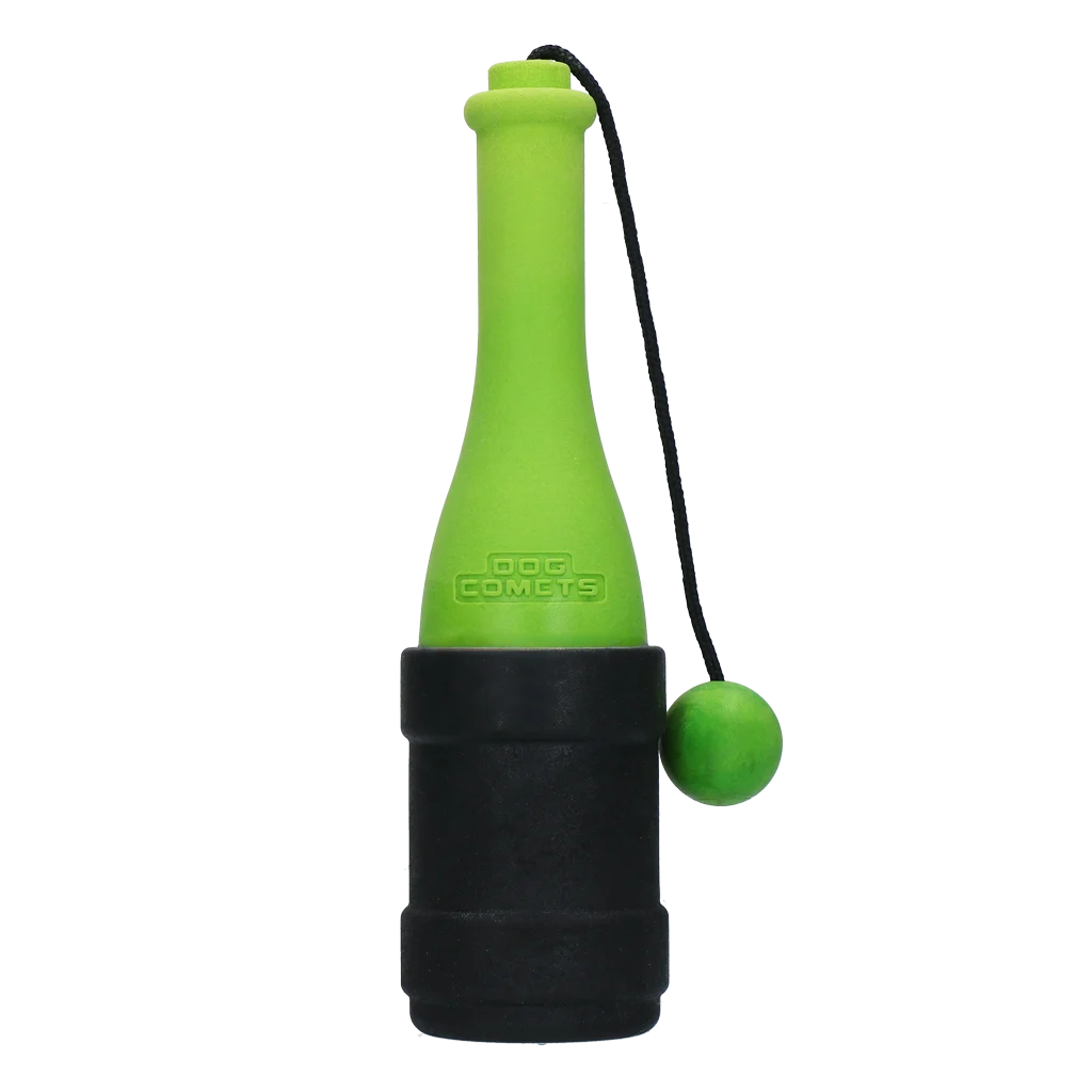 Jouet à rapporter avec corde pour l’eau, 23 cm, vert – Dog Comets Bobber – Image 3