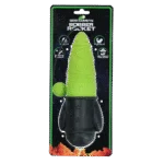 Jouet de rapport avec corde, flottant, Ø 65 x 235 mm, vert – Dog Comets Bobber Rocket