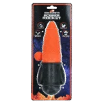 Jouet à rapporter avec corde, flottant, Ø 65 x 235 mm, orange – Dog Comets Bobber Rocket