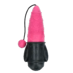 Jouet à rapporter avec corde, flottant, Ø 65 x 235 mm, rose – Dog Comets Bobber Rocket – Image 2