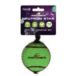 Balle de tennis avec couineur et rebord en caoutchouc, verte, M, 6 cm – Dog Comets Neutron Star